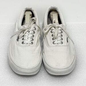 VANS Off The Wall Classic The Era Low Top Canvas Skate Shoes White Women's